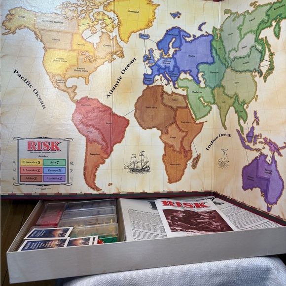 Risk Board Game - Classic Strategy Game - Picture 5 of 6